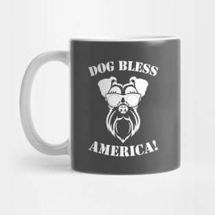 Dog Bless America Mug